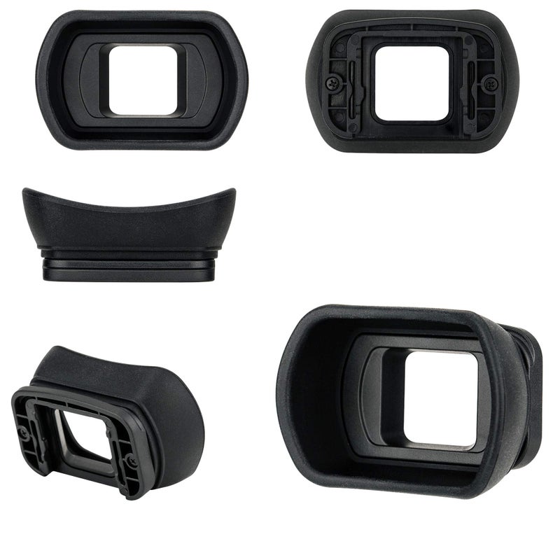 Fotasy JJC KIWIFOTOS Ergonomic Long Camera Eyecup for Nikon Z50, Nikon Z50 Eye Cup, Z50 Eye Piece viewfinder, Replaces Nikon DK-30 Eyecup, Soft Silicone, 49.9X33.1X21.9mm - Image 2