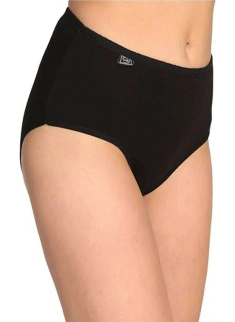 Tutku Passion 6 Pieces Passion Women High Waist Bato Thin Rubber Panties Black