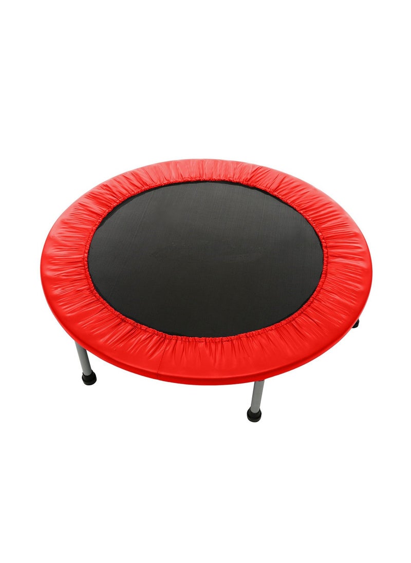 H PRO 40 Inches Professional Round Jumping Cardio Trampoline | Indoor/Outdoor Use | Red  - Image 1