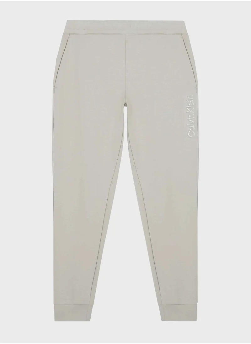 CALVIN KLEIN Logo Cuffed Sweatpants