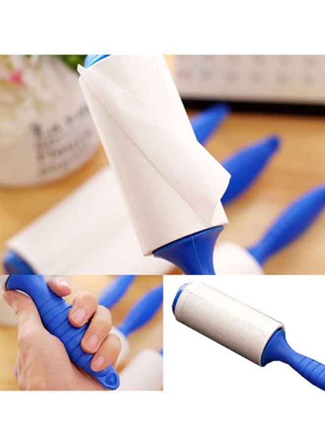 4-Piece Hair Remover Dust Brush Blue - Image 4