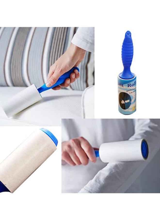 4-Piece Hair Remover Dust Brush Blue - Image 2