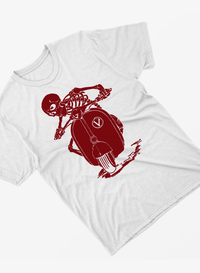 Fashion World Cotton T-shirt Printed with High-quality Skull - Image 2