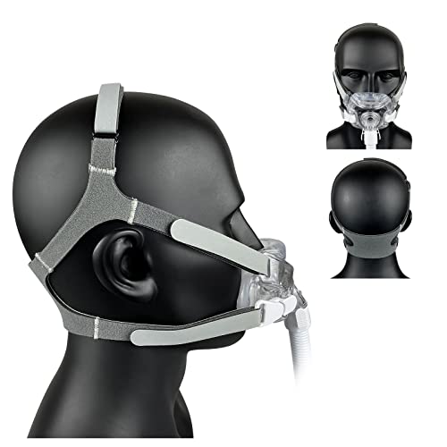 Heathorn Amara View CPAP Mask Headgear Replacement Strap Soft and Comfortable Fabric Straps for Respironics Amara View Mask Size Standard (Strap Only - 2 Pack) - Image 1