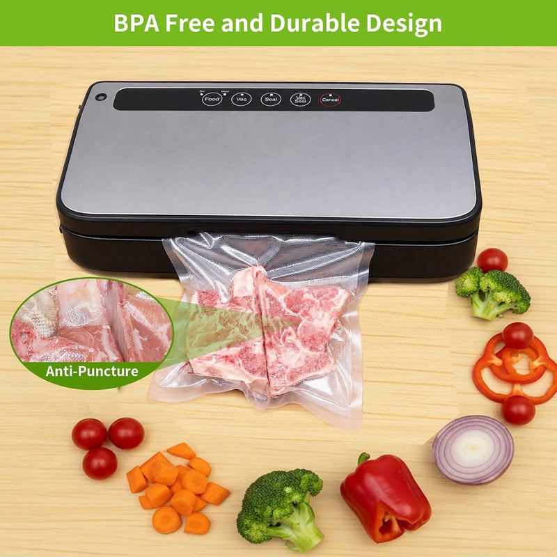 100 قطعة 30×40 سم أكياس التفريغ الهوائي خالية من BPA لتخزين الطعام - Image 3
