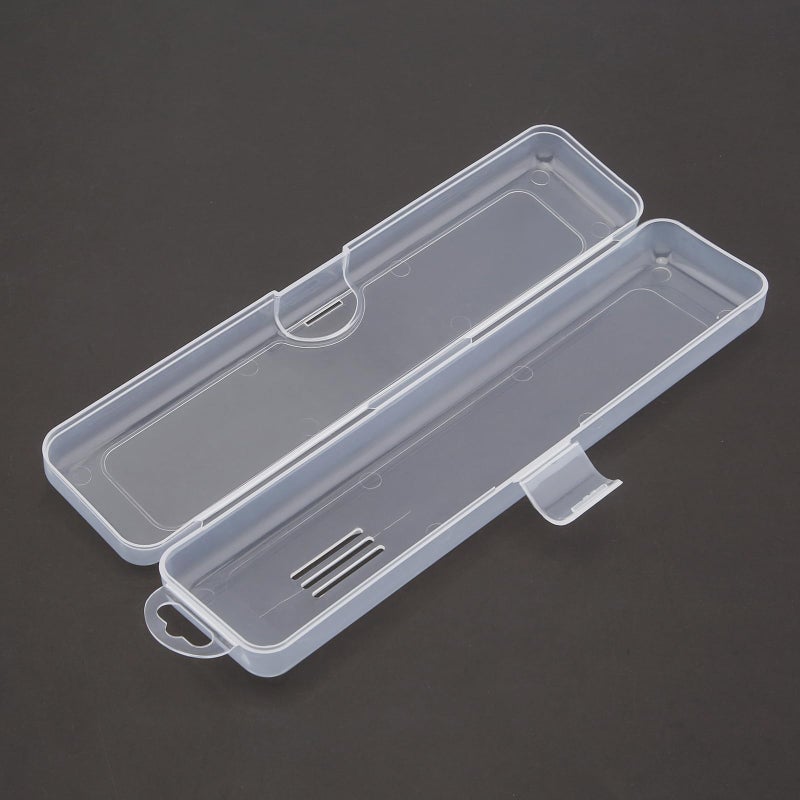 OriGlam Transparent Tableware Storage Case, Portable Flatware Utensil Box, Clear Cutlery Organziers Container for Travel Camping Picnic (7.8 x 1.8 x 1.1 inch) - Image 2