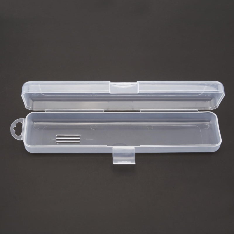 OriGlam Transparent Tableware Storage Case, Portable Flatware Utensil Box, Clear Cutlery Organziers Container for Travel Camping Picnic (7.8 x 1.8 x 1.1 inch) - Image 3