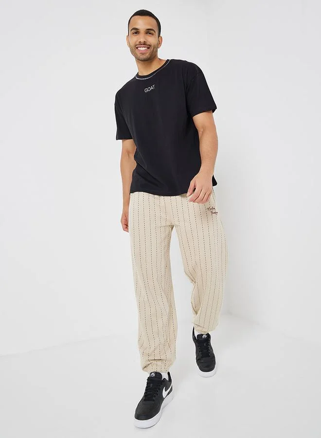 Styli Double Stitch Compact Jersey Oversized T-Shirt