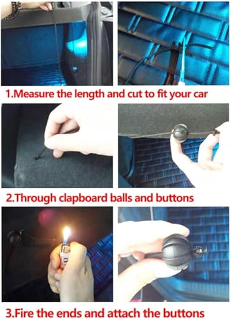 Yurefax Parcel Shelf String Cord for Octavia MK2 - Image 4