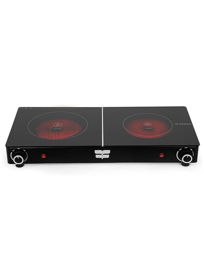 Fresh - Fresh Hot plate Double 2 EYE ceramic - Black - Image 1