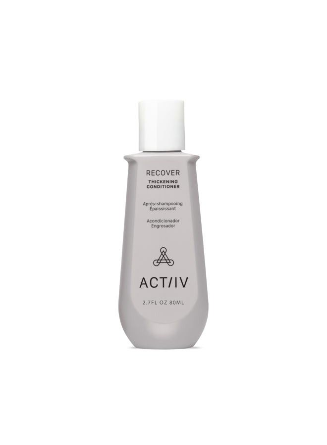 ACTIIV Recover Thickening Conditioner (Unisex) | Supports Optimal Hair Care and Recovery, Strengthens & Hydrates, Promotes Thicker Fuller Hair, Plant-Based, Color-Safe, All Hair Types, 80 mL / 2.7 oz - Image 1