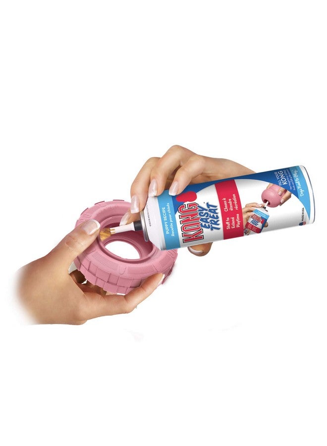 Kong Puppy Tires  Dog Chew Toy For Puppies  Stuffable Dog Toy For Treats & Snacks  Natural Rubber Chew Toy For Teething Puppy  For Small Puppies  Assorted Colors - Image 5