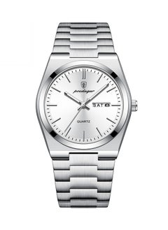 POEDAGAR Stainless Steel Back Waterproof Men Watch - 49304 