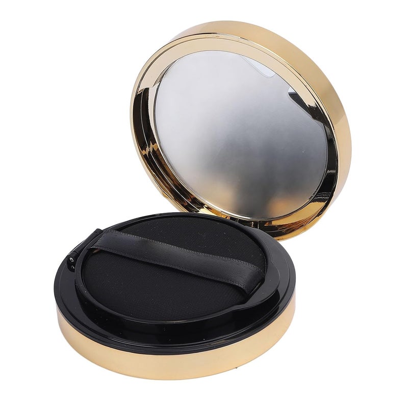 Air Cushion Puff Box, Portable Empty Makeup Container with Mirror Clamp/Holder Scraper for Foundation Powder BB Cream Travel - Image 1