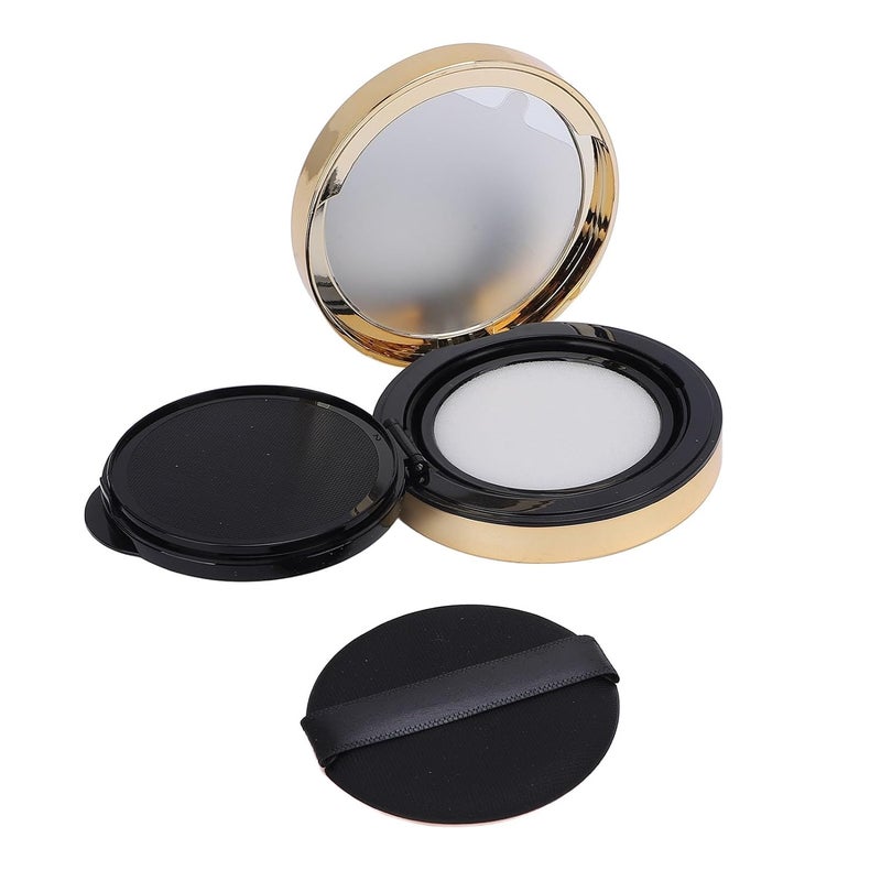 Air Cushion Puff Box, Portable Empty Makeup Container with Mirror Clamp/Holder Scraper for Foundation Powder BB Cream Travel - Image 2