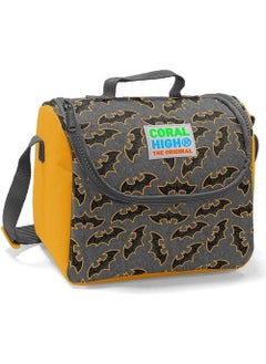 CORAL HIGH Bat Patterned Nutrition School Bag + Pen Holder  - Image 3