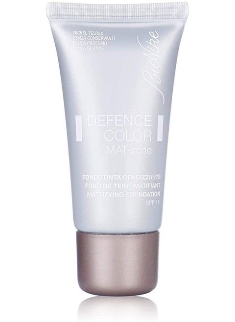 BioNike Defence Color Mat-Zone Mattifying Foundation, 30 ml - 405 Cognac
