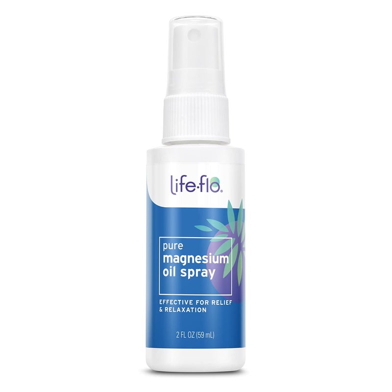 LifeFlo Pure Magnesium Oil for Feet and Body 100 Pure Magnesium Spray from The Zechstein Seabed Spray for Feet Relaxes and Rejuvenates Muscles and Joints 60Day Guarantee 2oz