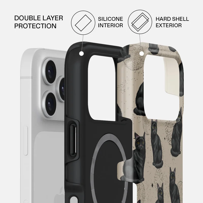 BURGA Burga iPhone 17 Pro Max Salem Premium Case Compatible with Hybrid Dual-Layer Hard Shell + Silicone Protection - Scratch-Resistant Shockproof Mobile Cover