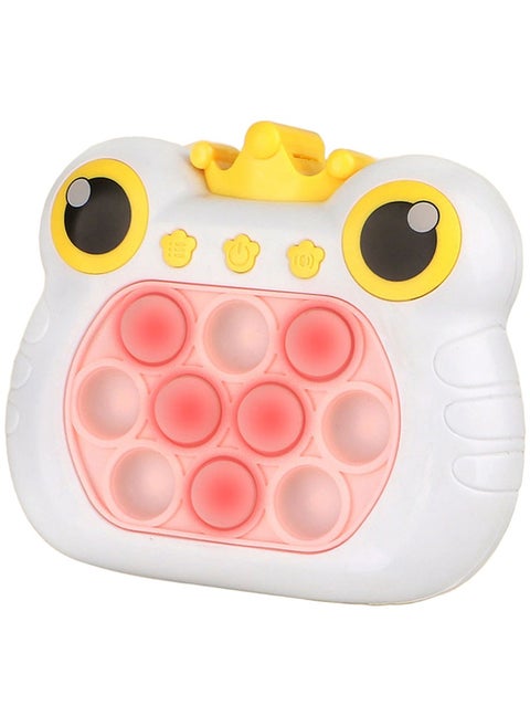 Quick Push Bubble Game for Kids & Adults,Mini-Handheld Fast Speed Push Game,Relieving Stress Pop Fidget Game Toys for Boys, Girls, Teens (Frog)