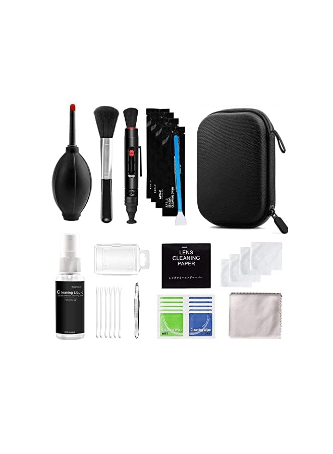 PROMASS Professional Camera Cleaning Kit Sensor Cleaning Kit with Air Blower Cleaning Swabs Cleaning Pen Cleaning Cloth for Most Camera Mobile Phone Laptop - Image 2