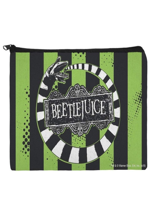 GRAPHICS & MORE Beetlejuice Beetle Worm Pencil Pen Organizer Zipper Pouch Case - Image 1