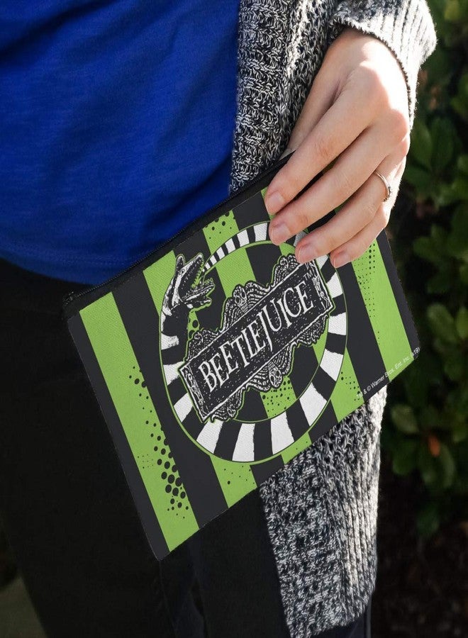 GRAPHICS & MORE Beetlejuice Beetle Worm Pencil Pen Organizer Zipper Pouch Case - Image 3