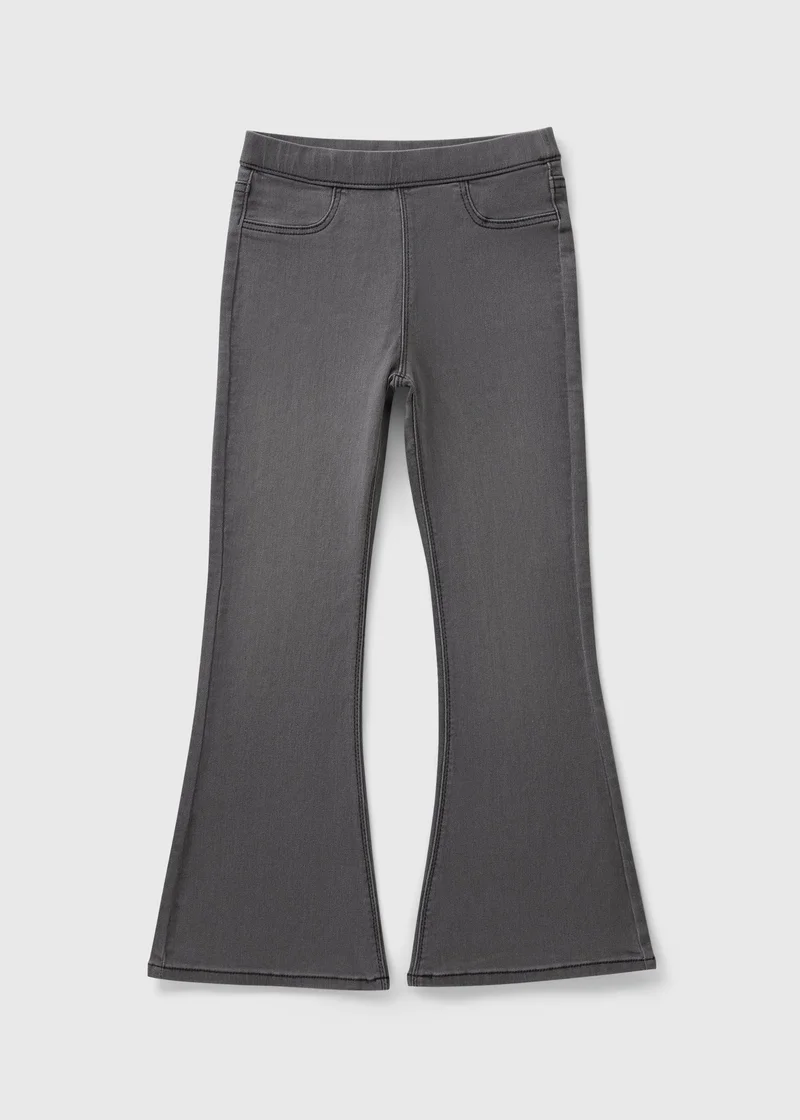 ماتلان Girls Grey Flare Jeggings