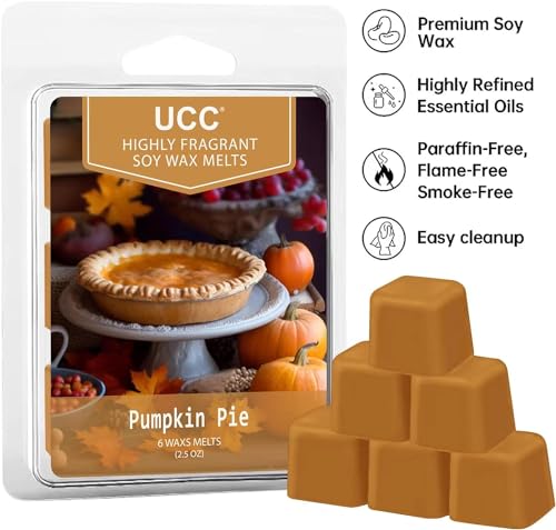 UCC Premium Wax Melts, Fall Variety Fragrance Melts, Scented Soy Wax Melts Cubes, Natural Plant Based Highly Scented Wax Melts Tarts, 4 Pack - Image 5