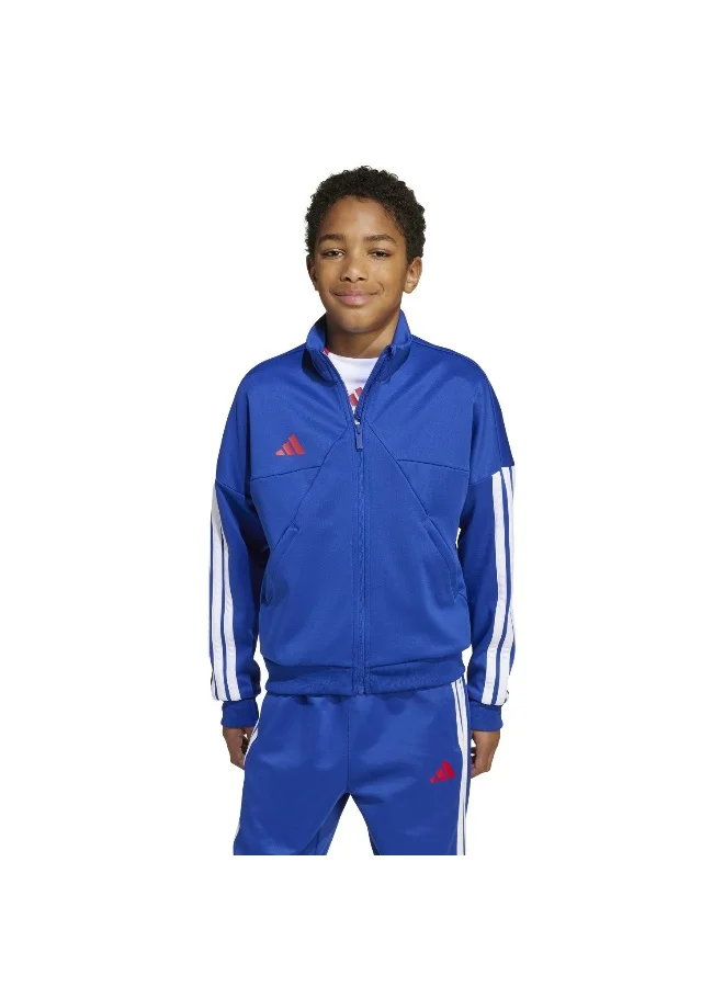 Adidas Adidas J Hot Ttop Blue Track Top Track Tops For Kids