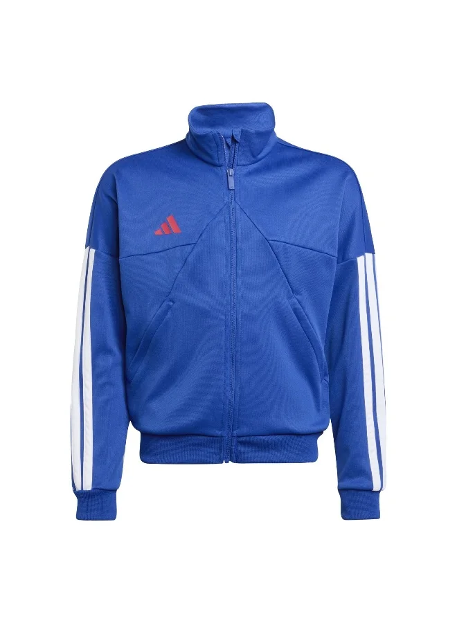 Adidas Adidas J Hot Ttop Blue Track Top Track Tops For Kids