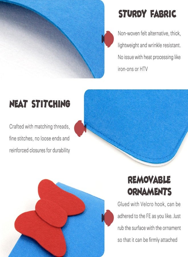RUNROLE Felt Fish Extender for Disney Cruise Line - 8 Inch Width, 2 Deep Pockets, Fitted DCL Door Wall Area, HTV Friendly, Easily Customize, 2026&2027 FE for Gift Exchanges and Pixie Dust - Image 2