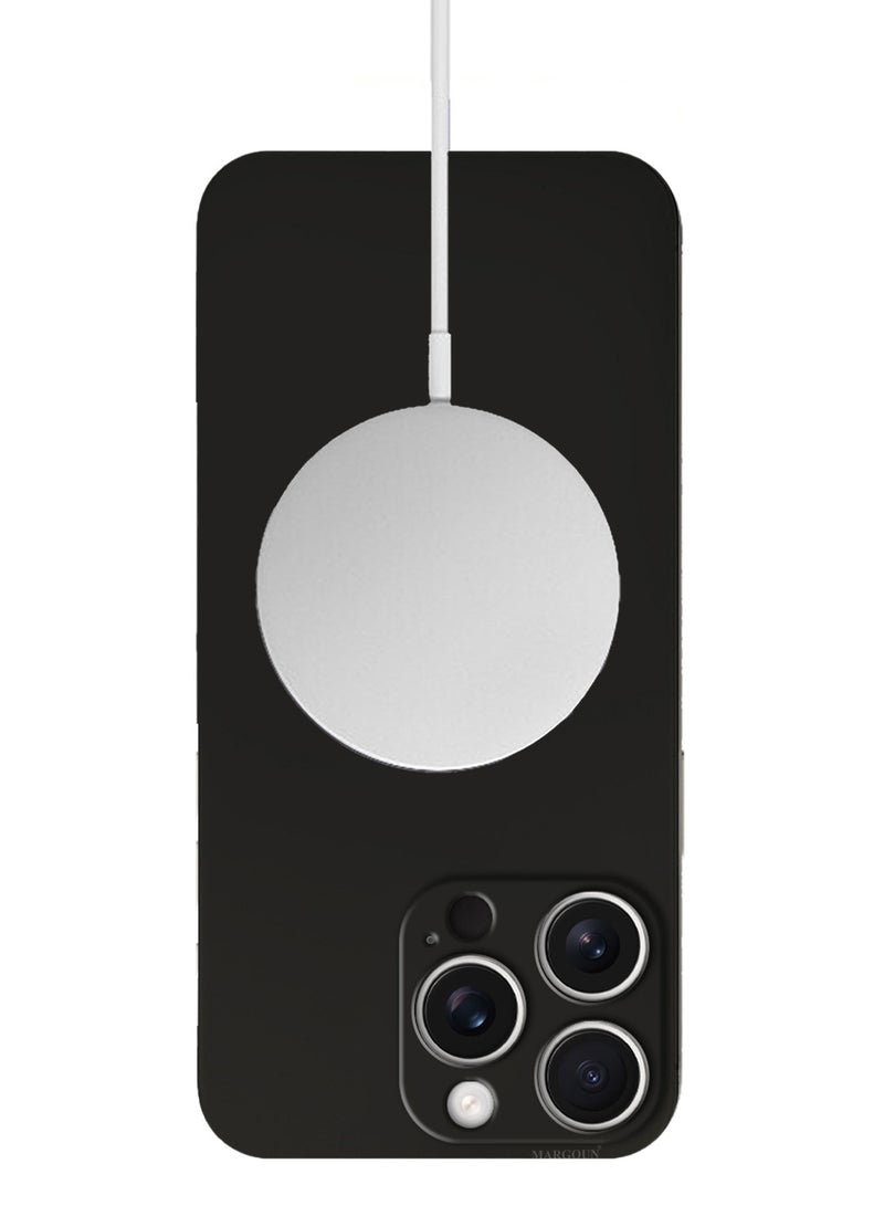 CATANES (for iPhone 15 Pro Max) 2Packs Case Cover Air Skin Series Back Cover Sturdy Durable Thin Case Drop Protection Cover - Transparent Black - Image 5