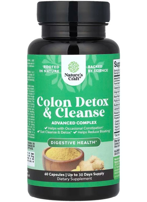 Colon Detox & Cleanse, 60 Capsules