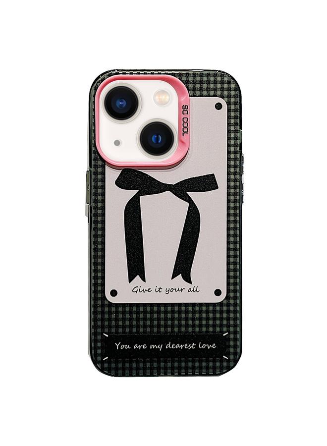 The Bros Case For iPhone 14 Sweet Cool Bow PC Phone Case