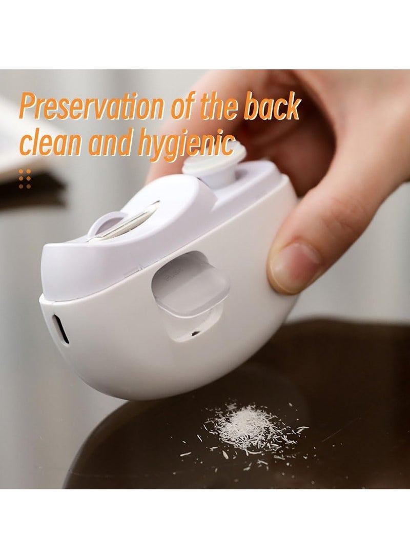 general Electric Automatic Nail Clipper 2 in 1, 2 Speeds Silent Nail Clipper with Illumination, for Nail Clippings, Suitable for Babies, Children and Adult - Image 3