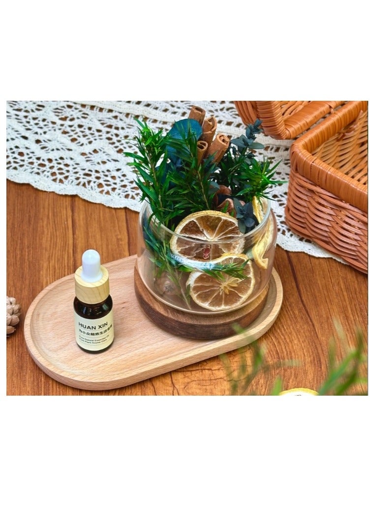ناشر عطري من القصب برائحة الزهور المجففة والنباتات، زيت عطري لتزيين المنزل والمكتب، غابة - Image 1