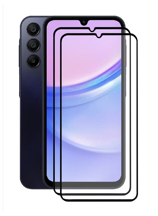 X-level 2 Pack Tempered Glass Screen Protector for Samsung Galaxy A15 5G/4G with Comfortable Touch Feeling, Easy Clean Install, Anti-scratch Anti-drop Anti-fingerprint Shockproof Phone Display Cover Accessory  - Image 1