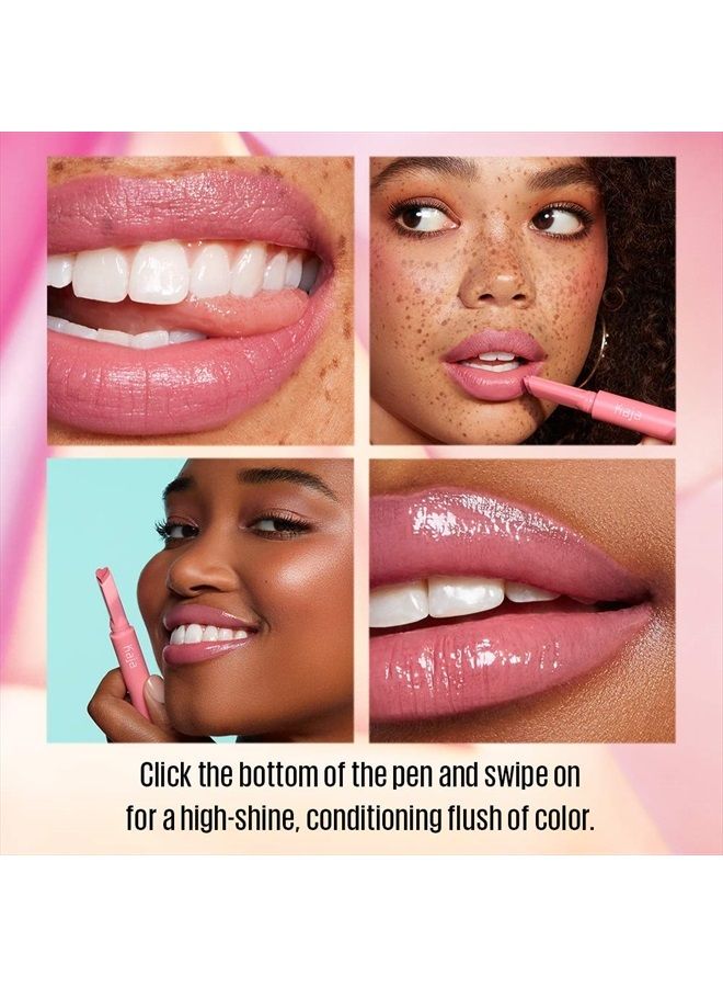 KAJA Lip Gloss - Heart Melter | High-shine, Glossy Finish, Playful Bubblegum Pink, Moisturize, 02 Sweet Talk, 0.04 Oz - Image 4