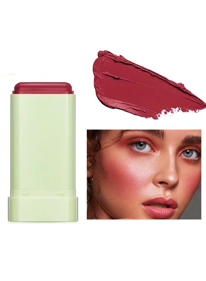 فايبلي على الذهاب أحمر الخدود ، أحمر الخدود عصا أحمر الخدود ماكياج العصا ، كريم أحمر الخدود للون الخدين ، طويلة الأمد ، وذات مظهر طبيعي للوجه أحمر الخدود الداكن للارتداء اليومي 3D عجائب عصا #V03 - Image 2