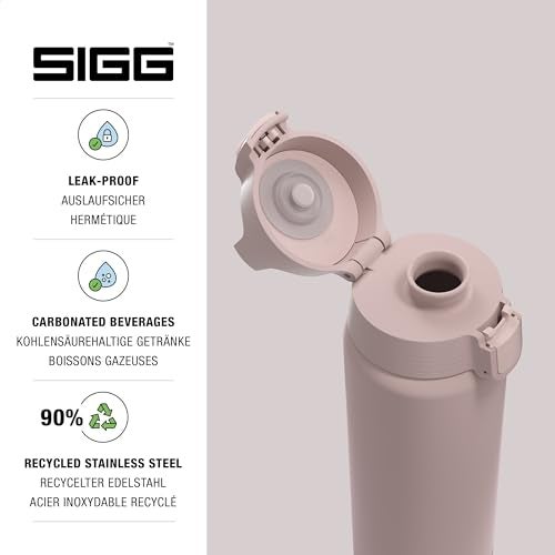 SIGG - Stainless Steel Water Bottle - Shield ONE Dusk - Suitable For Carbonated Beverages - Leakproof - Lightweight - BPA Free - Dusk - 25 Oz - Image 2