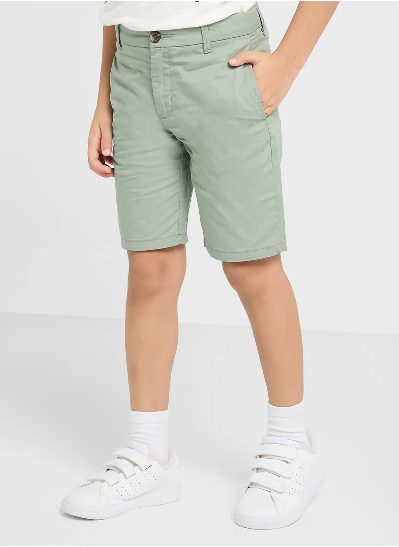 اتش اند ام Cotton Chino Shorts