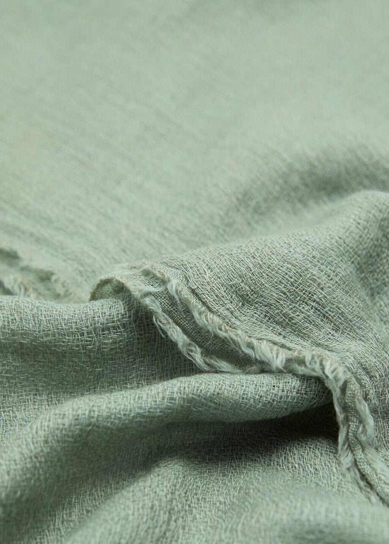 MANGO Frayed Edge Scarf  - Image 2