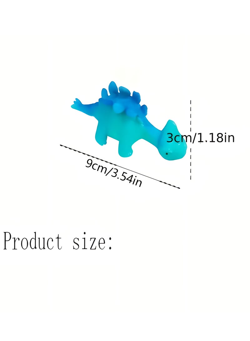 LIXADA 10 Slingshot Dinosaur Finger Toys Made of TPR Material, Finger Dinosaur Slingshots That Stick to Walls, Action Figures of Slingshot Dinosaur Fingers, Funny Prank Gifts for Birthday, Special Festival Presents for Youngsters Age 36 Months+ (Random Color)  - Image 4
