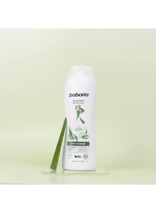 Babaria Aloe Vera Body Wash - Gives Calming and Fresh Sensation - Provides Soothing and Regenerating Properties - Contains Natural Ingredients - Suitable for All Skin Types - 20.3 oz - Image 5