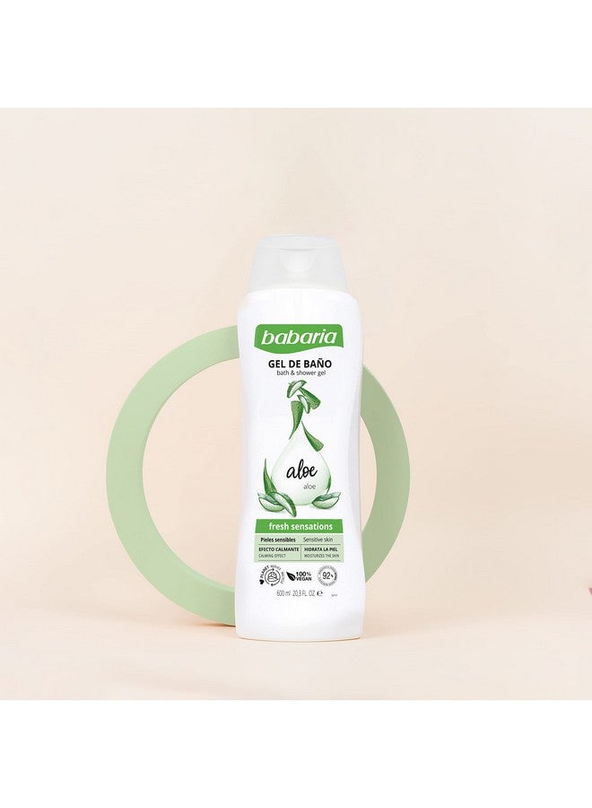 Babaria Aloe Vera Body Wash - Gives Calming and Fresh Sensation - Provides Soothing and Regenerating Properties - Contains Natural Ingredients - Suitable for All Skin Types - 20.3 oz - Image 3
