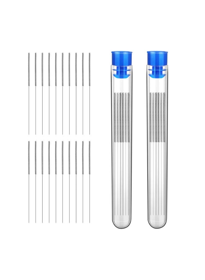 SUNSAR 20Pcs 3D Printer Nozzle Cleaning Kit,0.4 mm Stainless Steel Needles Cleaner 3D Printer Nozzle Cleaner 3D Printer Accessory - Image 1