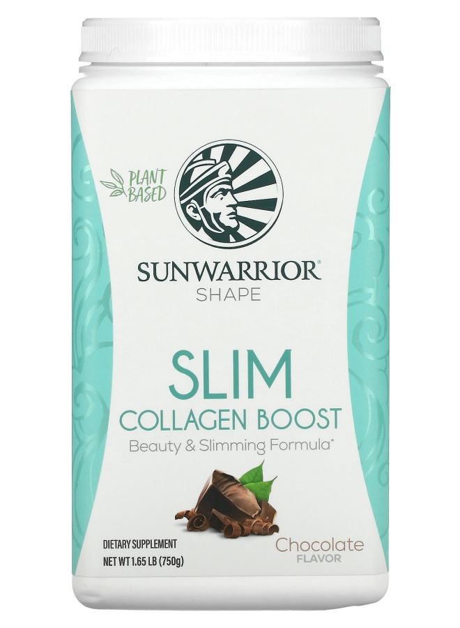Sunwarrior Shape Slim Collagen Boost Chocolate 1.65 lb (750 g) - Image 1