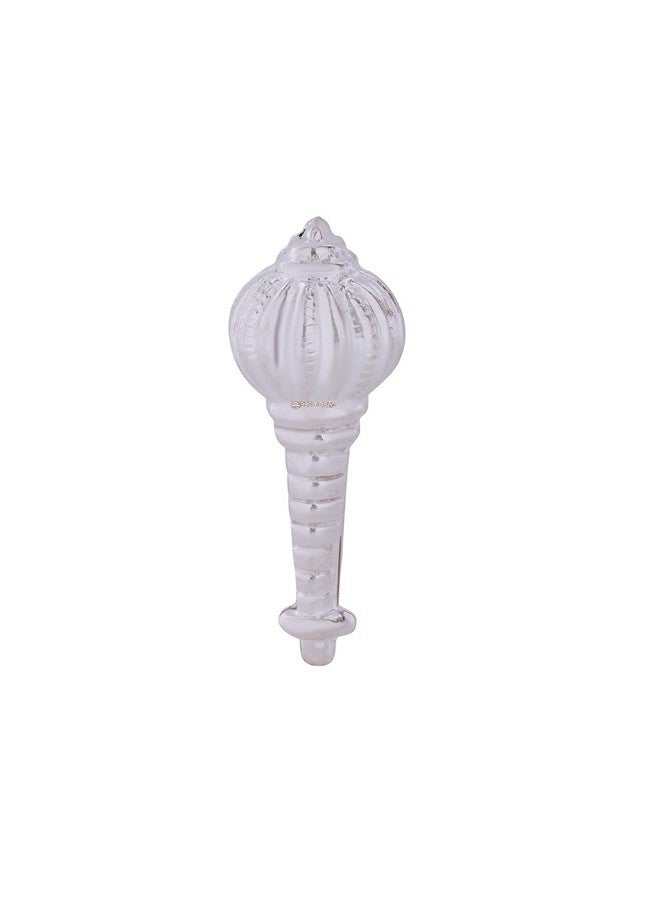 Osasbazaar Pure Silver Gada, Weapon of Bajrangbali Hanuman for Mandir Puja, Sacred Mace for Temple Worship, Home Office Decor Accessory - 97%-99% Purity Certified - Image 3