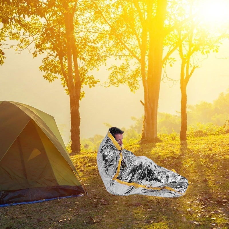 Portable Thermal Sleeping Sack Warm Liner for Camping Hiking - Image 5